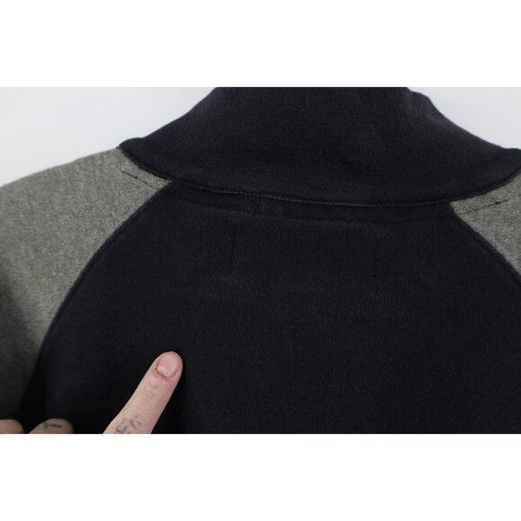 Vtg 90s Polo Sport Ralph Lauren Mens L Spell Out Striped Knit Half Zip Sweater - Picture 11 of 14